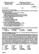 Đề kiểm tra giữa học kỳ II môn Tiếng Anh Lớp 12 - Mã đề 001 - Năm học 2018-2019 - Trường THPT Việt Đức (Có đáp án)